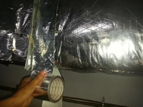 Duct Sealing 2 - Application of Aluminum Foil Tape