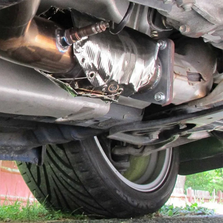 heat shield under a car